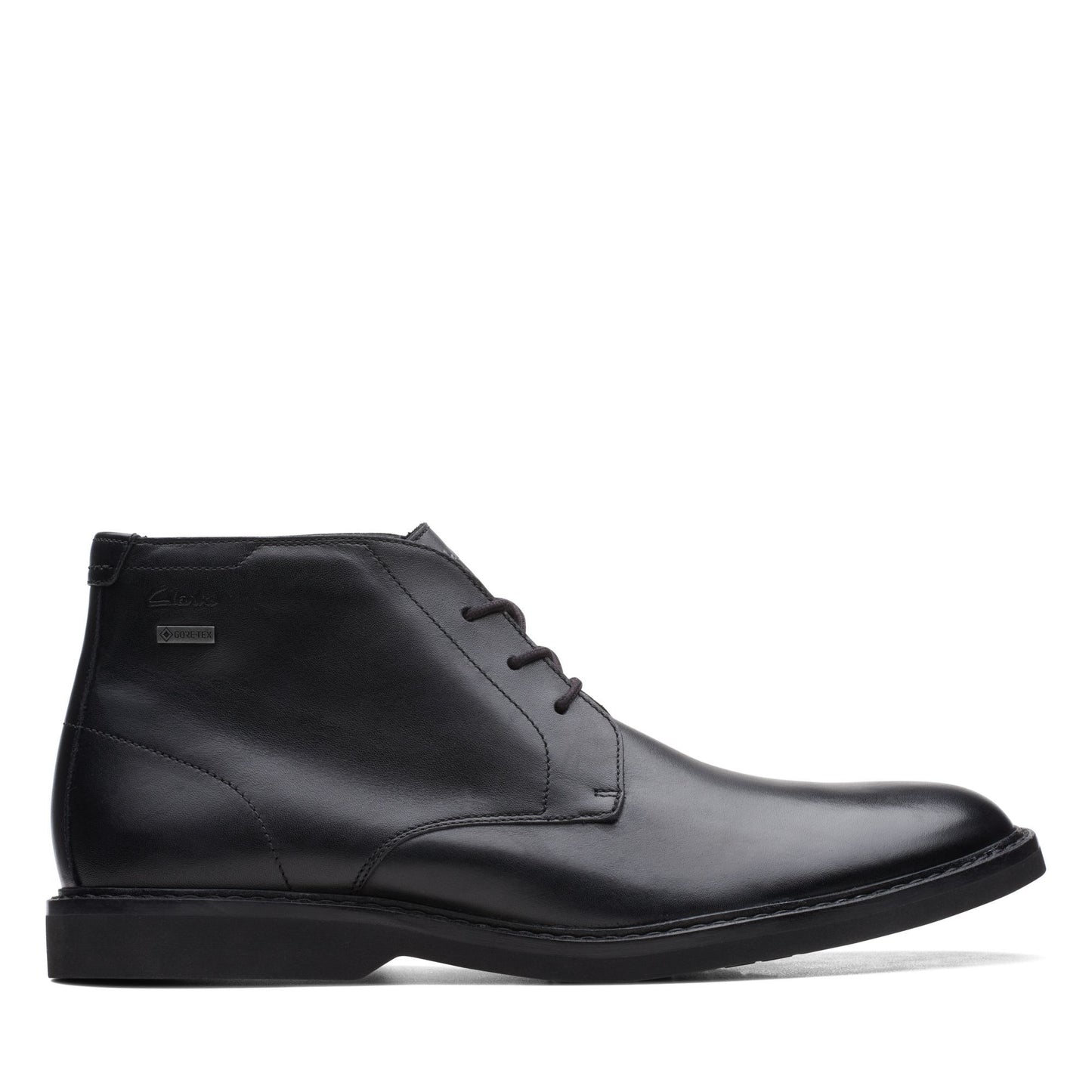 Clarks Atticus LTHIGTX Ankle Boots Black Leather