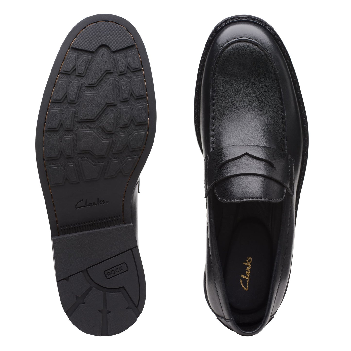 Clarks Craft Evan Ease Loafers Black leather