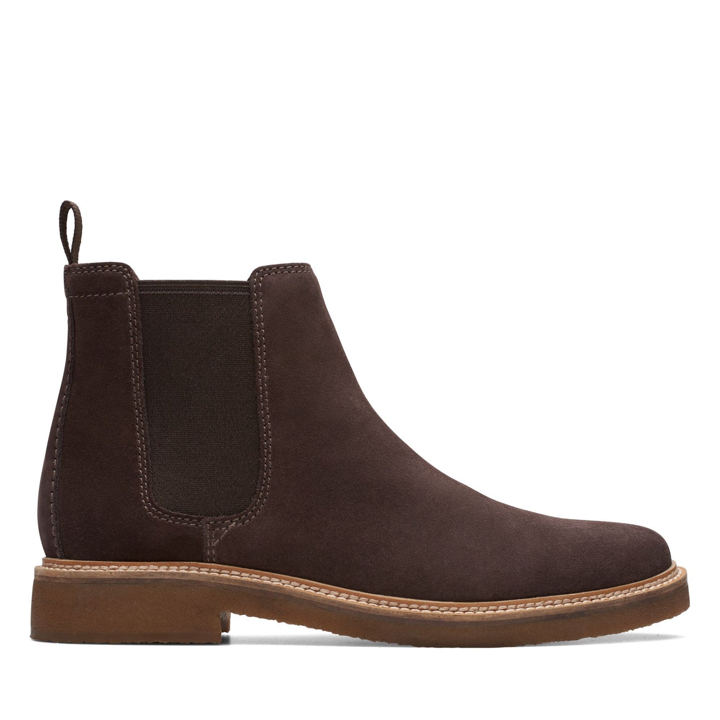 Clarks Clarkdale Easy Chelsea boots Dark Brown Suede