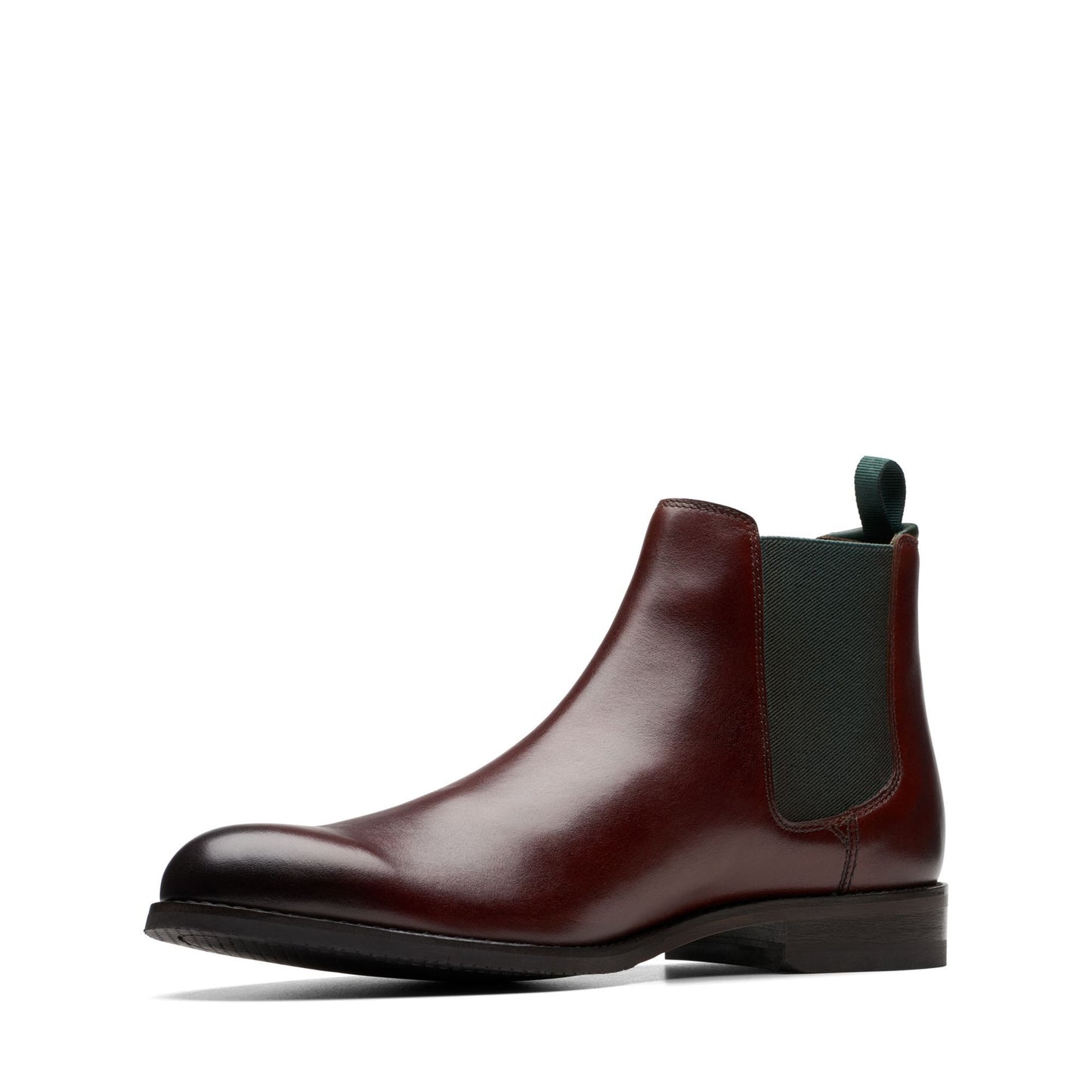 Clarks Craft Arlo Top Chelsea boots British tan leather