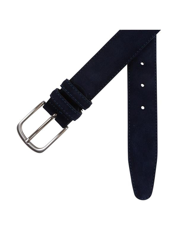 Portia Navy Suede Belt