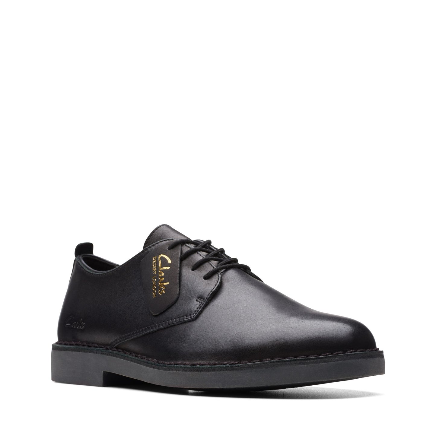 Clarks Desert London Black Leather