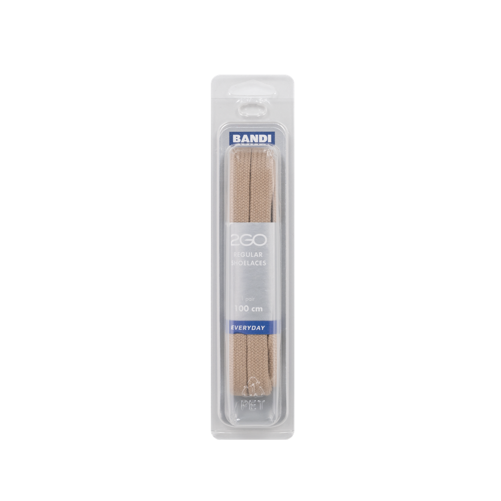 2GO Shoelace 549 Light beige 100cm