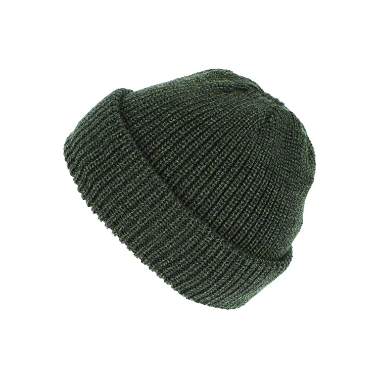 Fiebig beanie - hue i merinould Olivengrøn