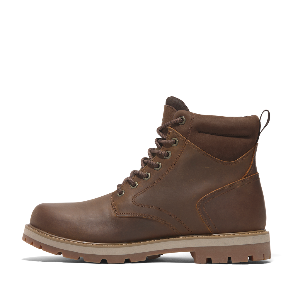 Timberland Britton Road Mid Lace Up Boot Rust Grain