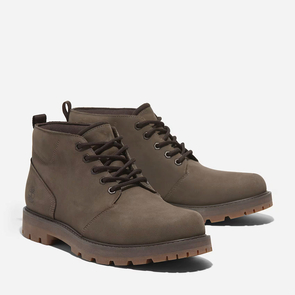 Timberland Britton Road Mid Lace-Up Waterproof Chukka Boot - ankelstøvle til mænd - mellembrun nubuck