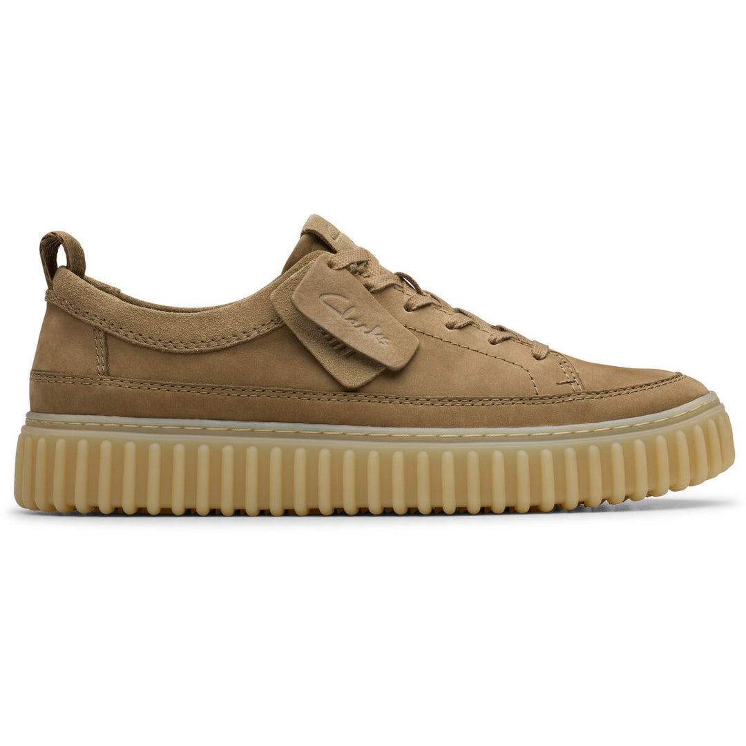 Clarks Torhill Lace G Sandfarvet Nubuk Sneaker