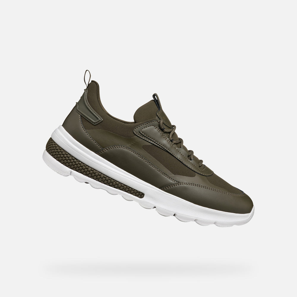 Geox Spherica Actif D Mørkegrøn Sneaker