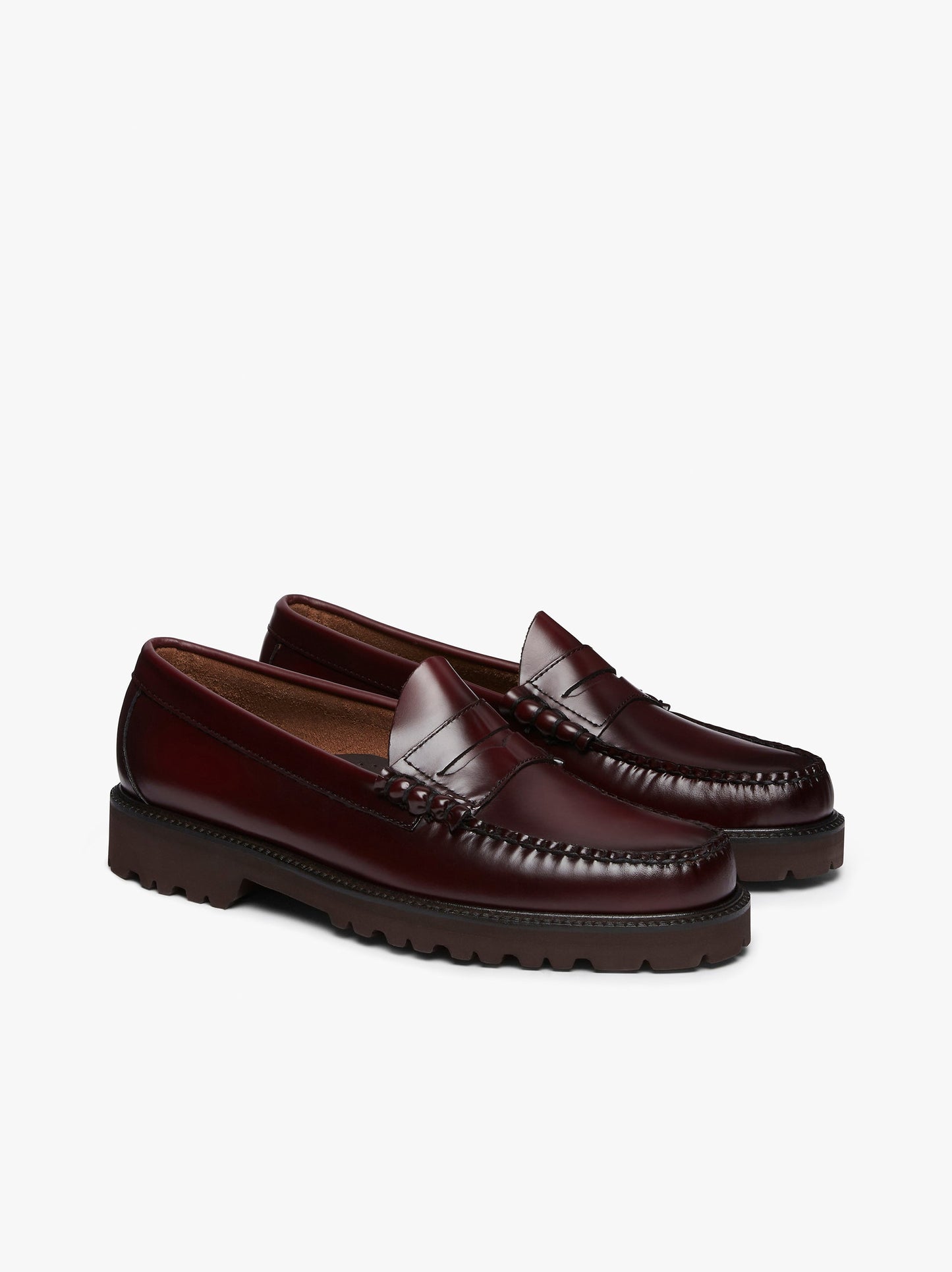 G.H BASS Weejun 90 Larson Penny Loafers Wine Leather
