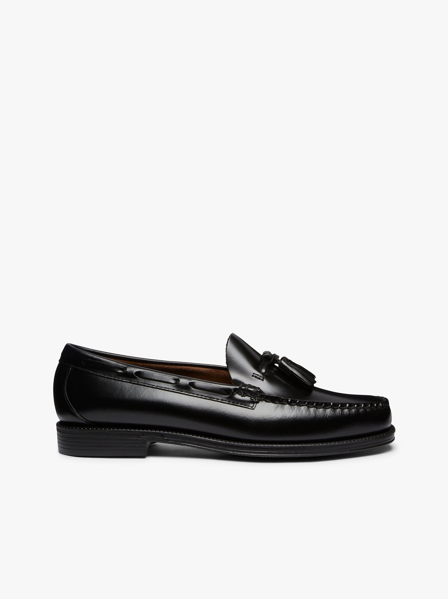 G.H BASS Larkin Tassel Loafers Black Leather