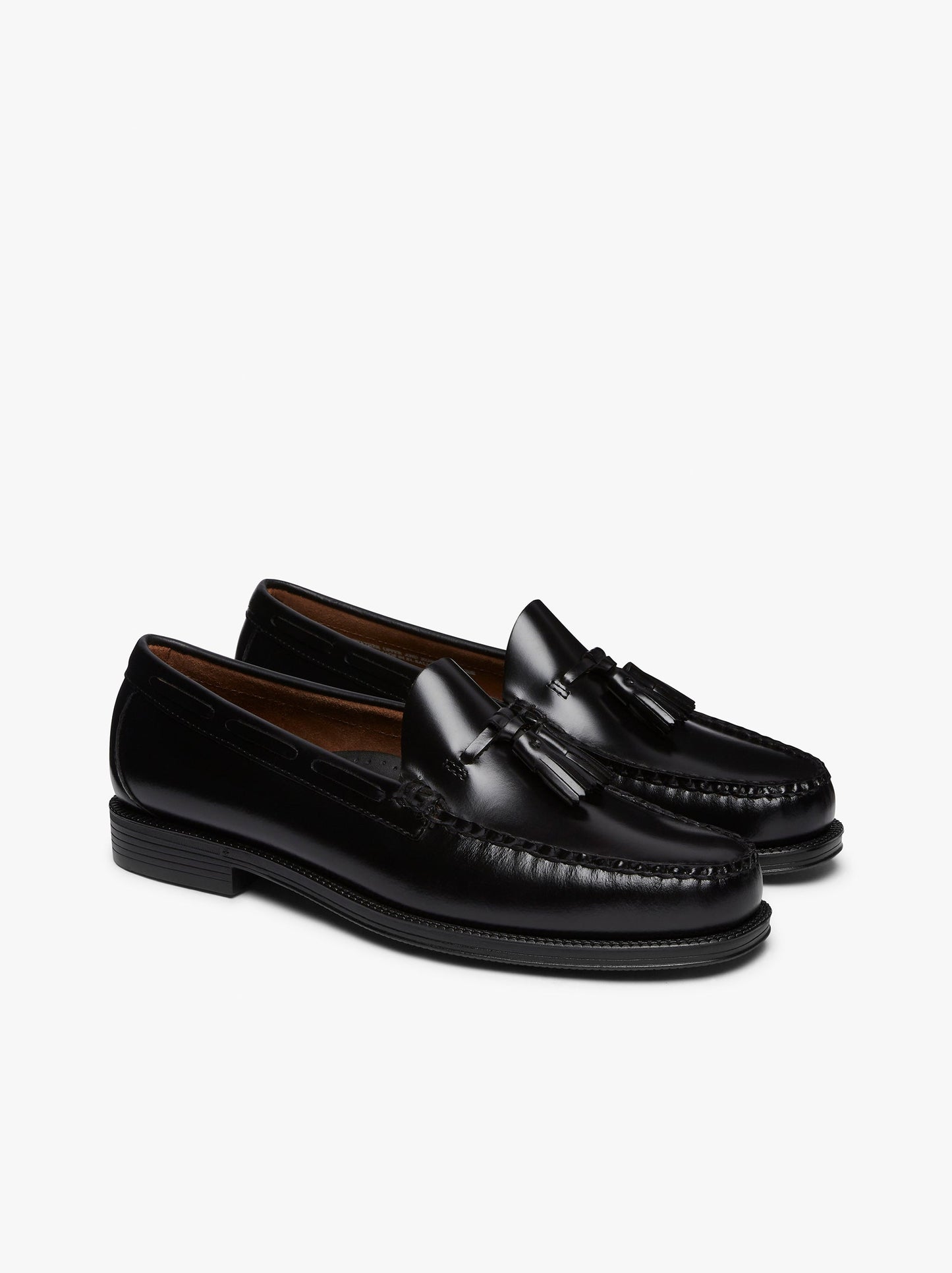 G.H BASS Larkin Tassel Loafers Black Leather