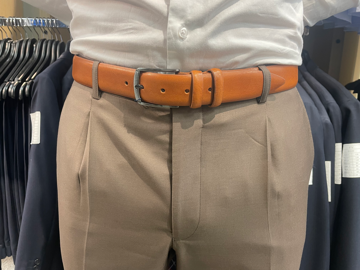 Portia Belt cognac leather