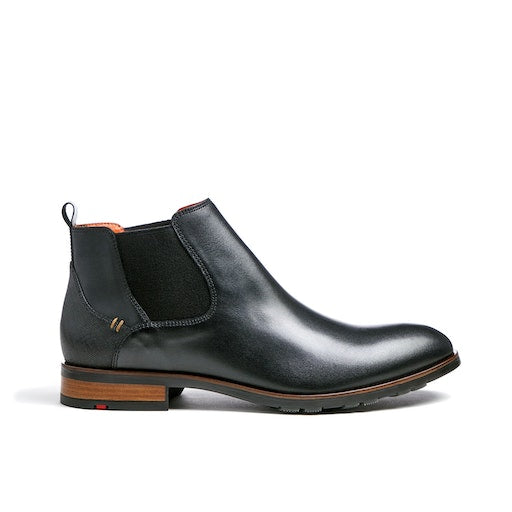 Lloyd Jonah Chelsea boots i sort, glat læder