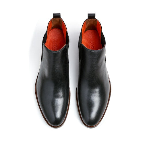 Lloyd Jonah Chelsea boots i sort, glat læder
