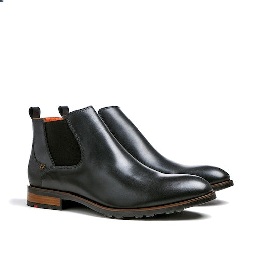 Lloyd Jonah Chelsea boots i sort, glat læder