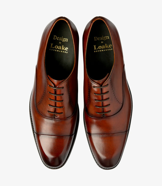 Loake Phoenix - calf leather Scotch Patina - brun