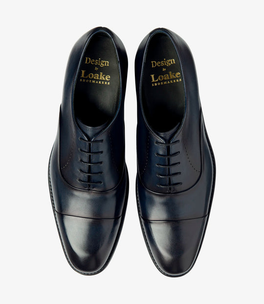 Loake Phoenix - calf leather navy marineblå