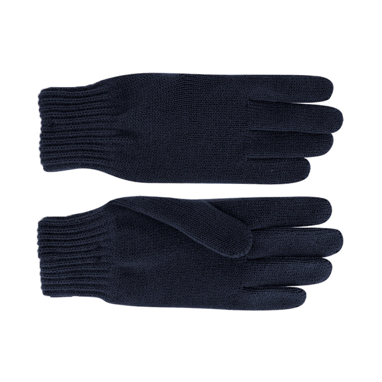 Fiebig - unisex handske i strik - BLÅ