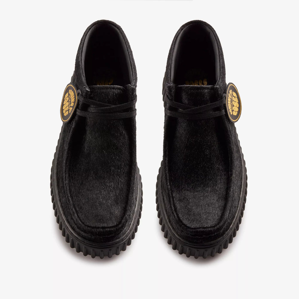 Clarks Torhill high Martine Rose Black interest leather - limited edition - sort damestøvle damestøvle