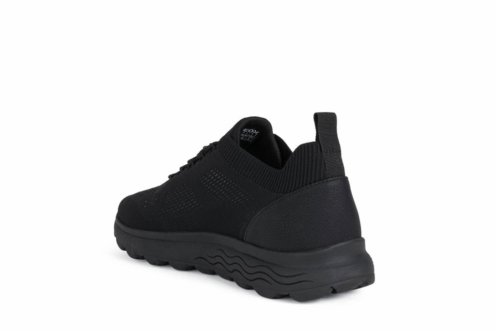 Geox Spherica Sneaker Black knitted