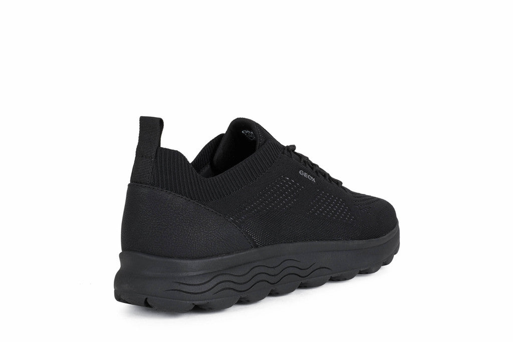 Geox Spherica Sneaker Black knitted