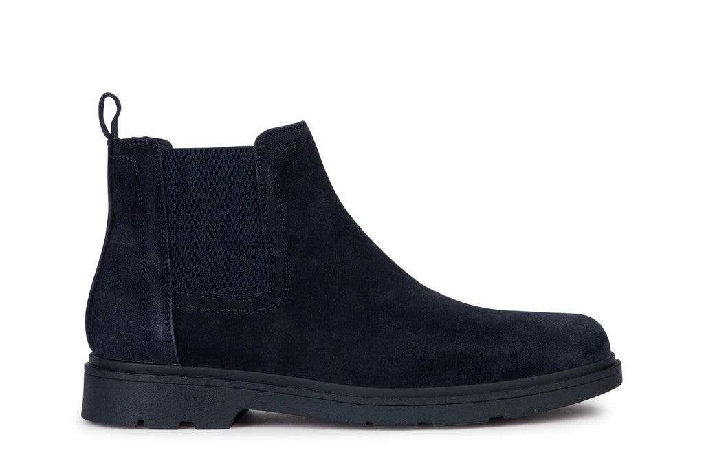 Geox Spherica EC1 Chelsea boots Navy suede leather