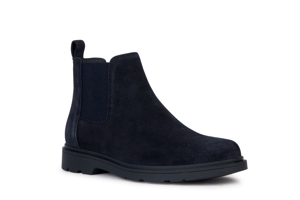 Geox Spherica EC1 Chelsea boots Navy suede leather