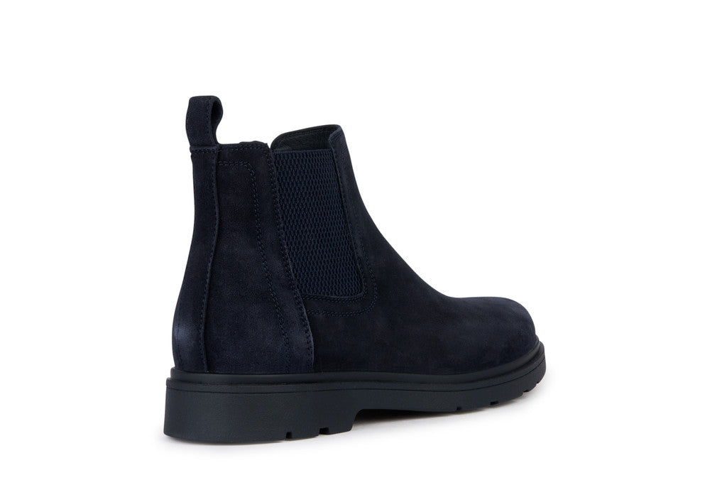Geox Spherica EC1 Chelsea boots Navy suede leather
