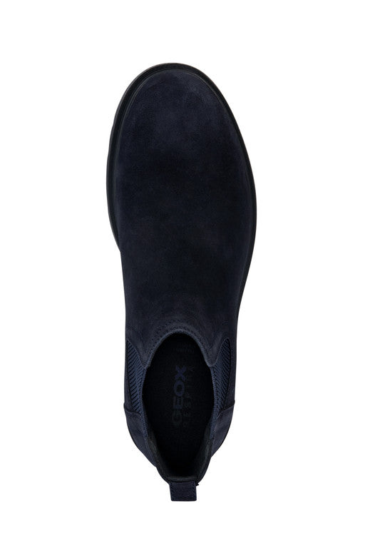 Geox Spherica EC1 Chelsea boots Navy suede leather