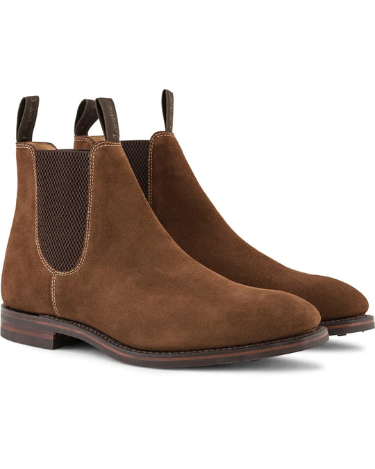 Loake 1880 Chatsworth Tobacco Suede Chelsea Boots