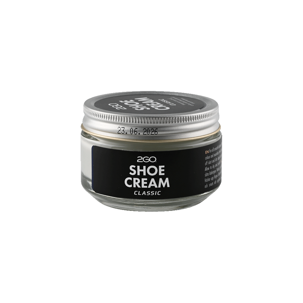 Shoe cream for intensive care and refreshment for all smooth leathers