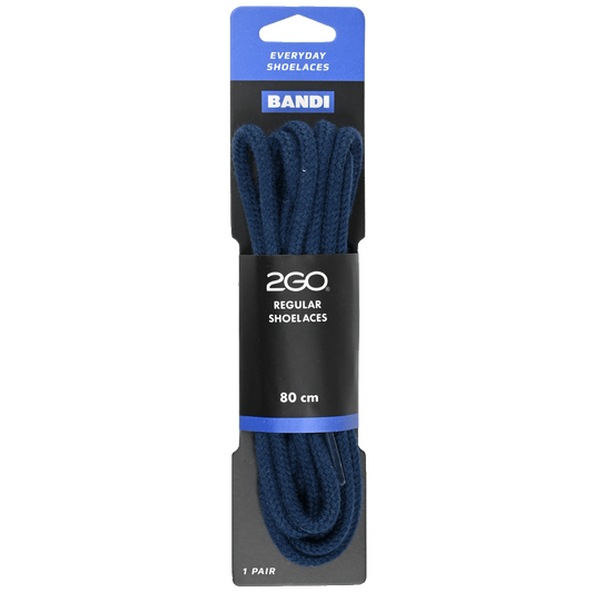80 cm thick navy Regular shoelaces