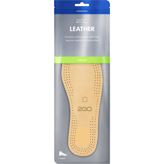 exclusive comfort insole made from genuine vegetable tanned leather