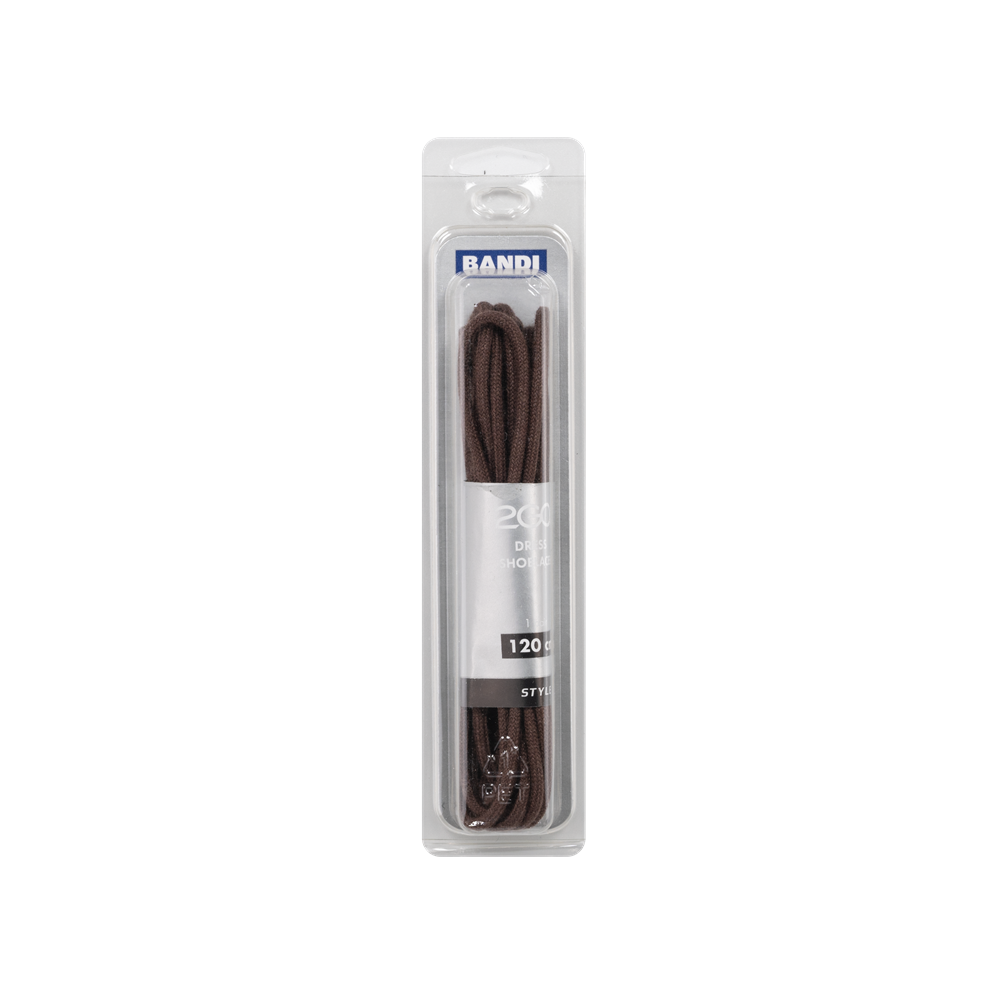 120 cm dark brown shoe lace
