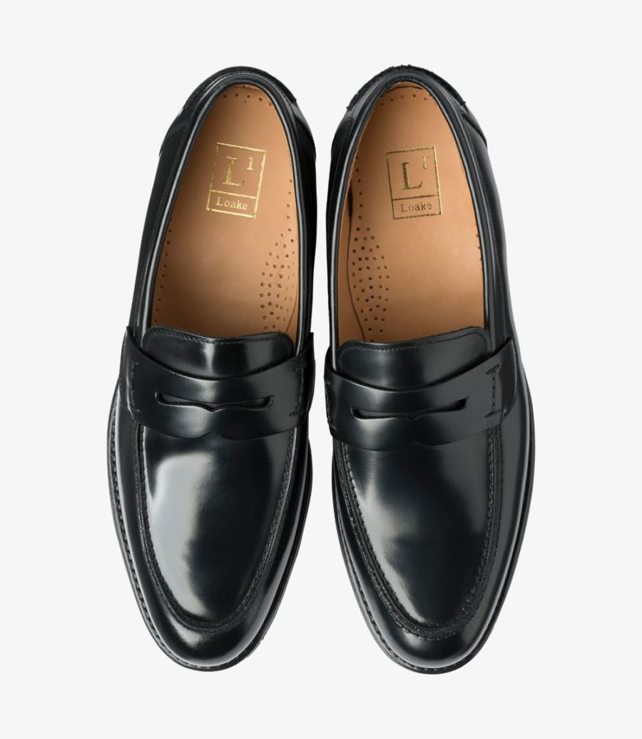 Loake Loafer 356 Black Polished