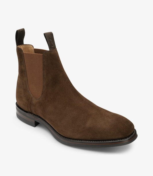 Loake 1880 Chatsworth Tobacco Suede Chelsea Boots