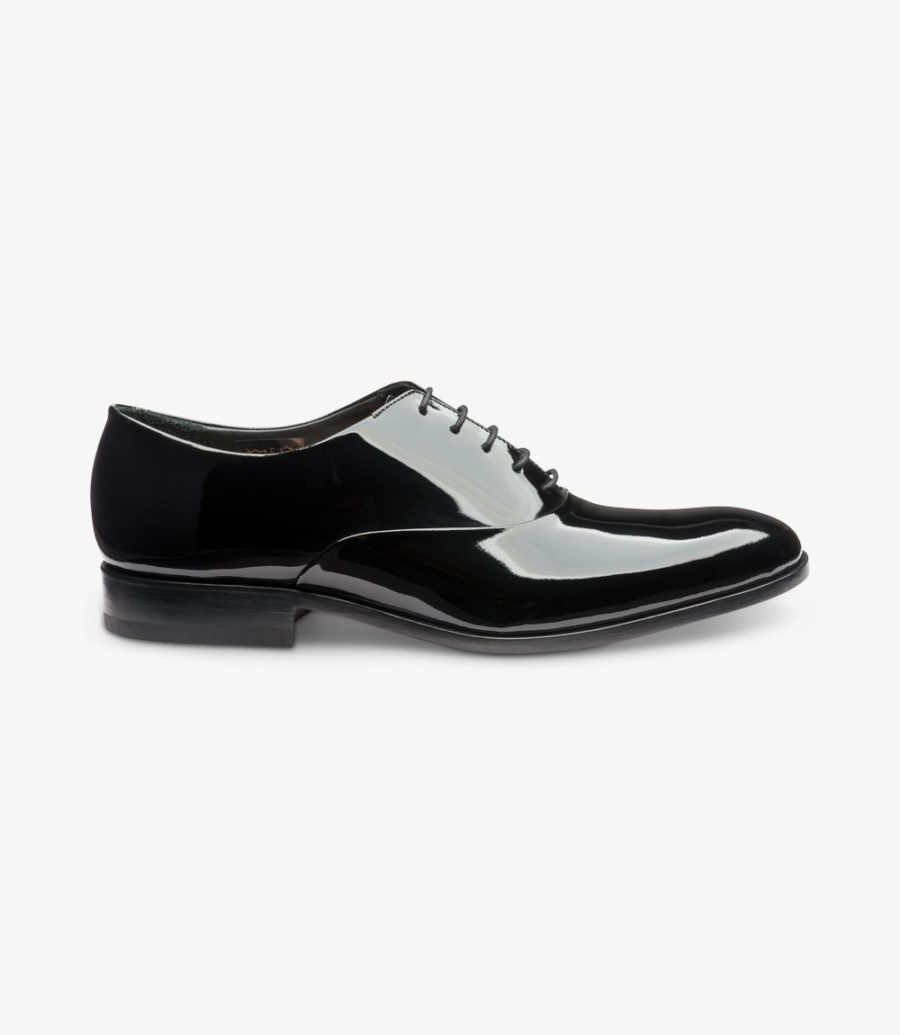 Loake Patent Sort Lak Sko