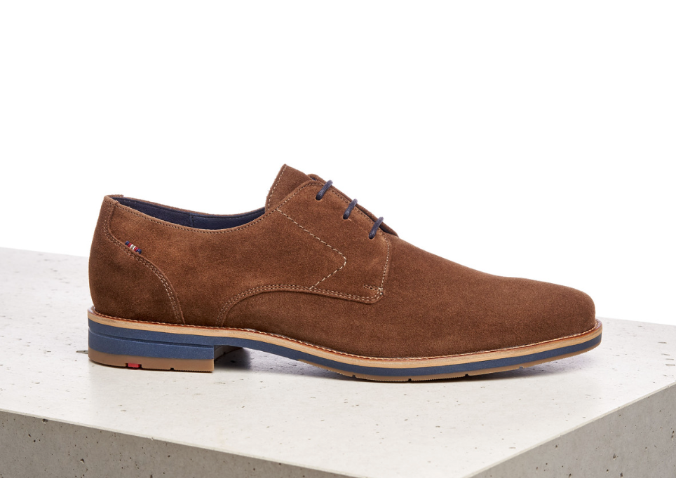 Lloyd Langston Brown suede