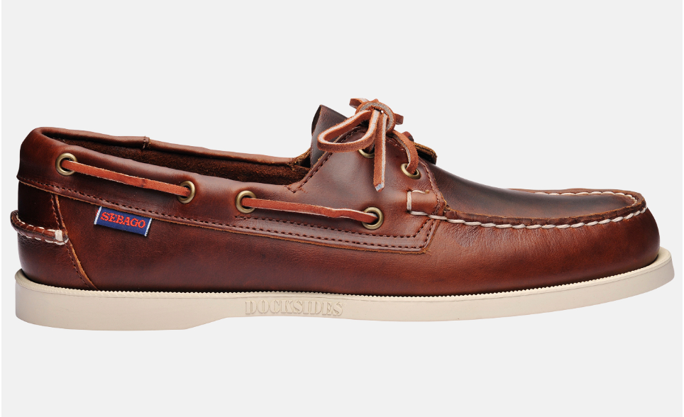 Sebago Docksides Portland Waxed brown