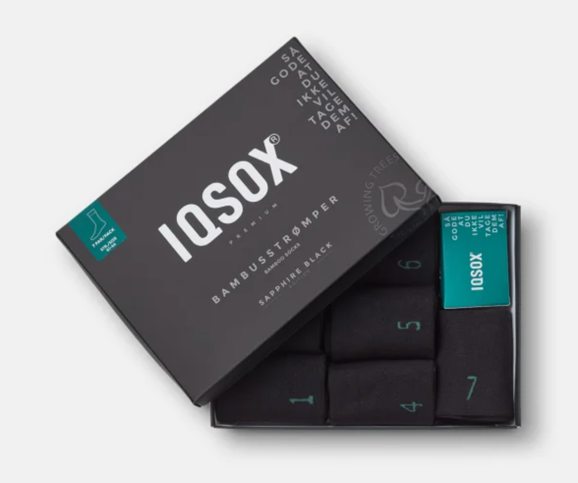 IQSOX SAPPHIRE BAMBUSSTRØMPER