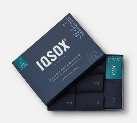 IQSOX 7-pack SAPPHIRE BAMBUSSTRØMPER