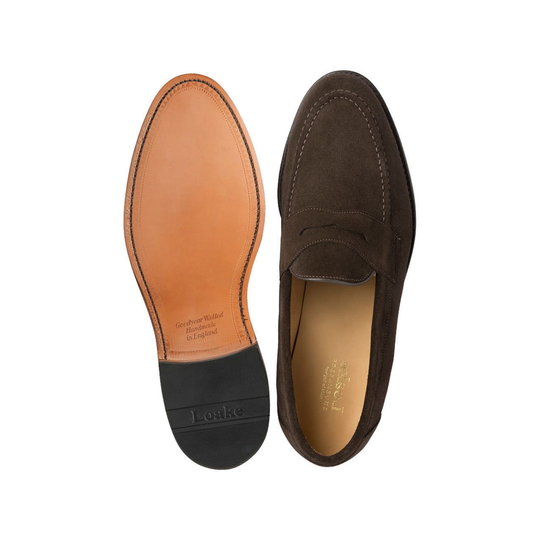 Loake Imperial Mørkebrun Ruskind Loafer