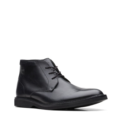 Clarks Atticus LTHIGTX Ankle Boots Black Leather