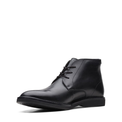 Clarks Atticus LTHIGTX Ankle Boots Black Leather
