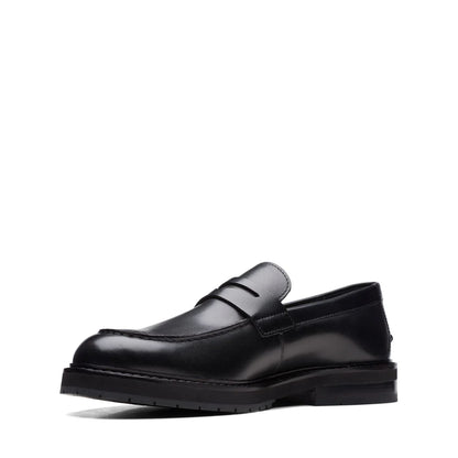 Clarks Craft North Lo Black Leather