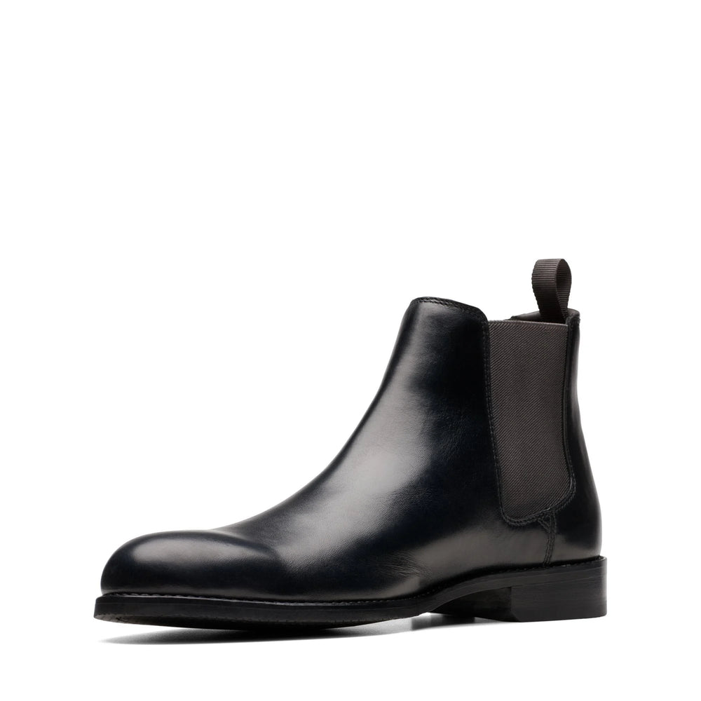 Clarks Craft Arlo Top Chelsea Boots Black leather - SORT