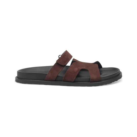 Steve Madden Manu M√∏rkebrun Ruskinds Sandal