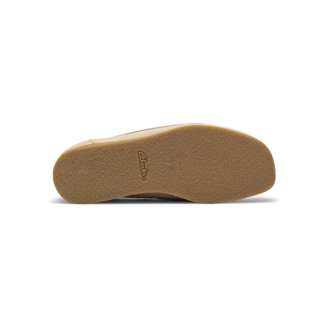 Clarks WallabeeEVOSea Cream Hvid Læder Dame