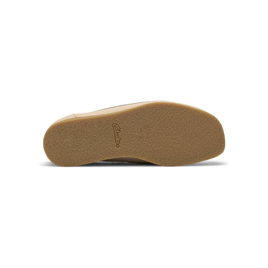 Clarks WallabeeEVOSea Cream Hvid Læder Dame