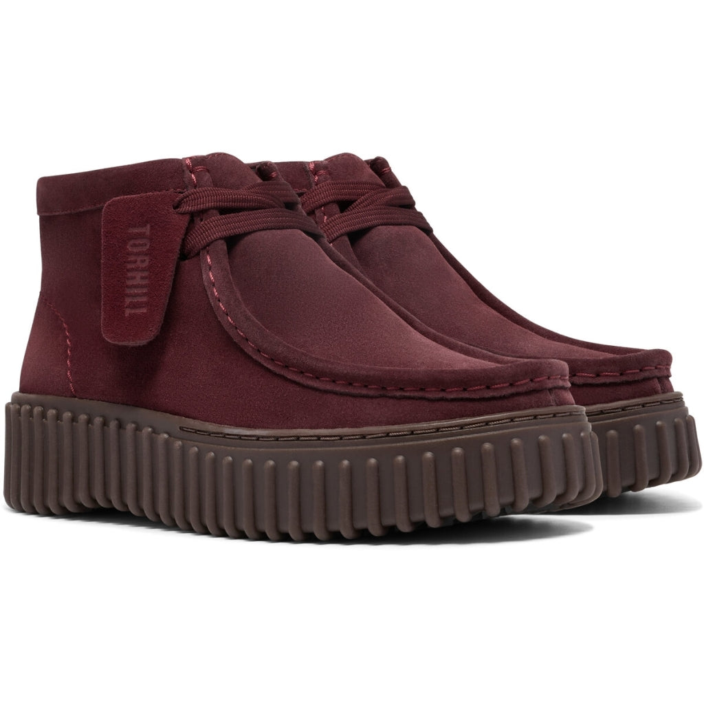 Clarks Torhill Moss Bordeaux Ruskind Dame